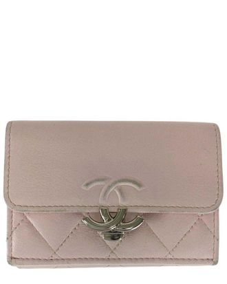 Chanel Matelass&eacute; Leather Compact Wallet (Authentic Pre-Loved)