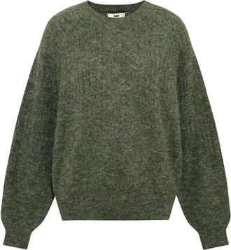 Mavi Strickpullover MAVI Mavi Pullover Crew Neck Sweater, Damen, Gr. XS, gr&uuml;n, Obermaterial: 53% Polyacryl PAN. 24% Polyester PES. 23% Polyamid PA., Pullov