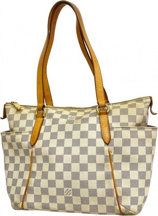 Louis Vuitton White Tote Bag (Pre-Owned)