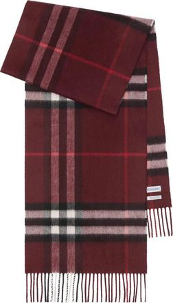 Burberry Checked Cashmere Scarf