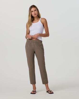 Vuori Clothing Miles Ankle Pants | Smokey Taupe | XS, Size Extra Small