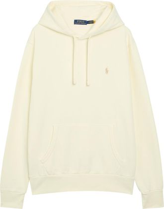 Polo Ralph Lauren Logo-embroidered Hooded Cotton Sweatshirt - Cream - L