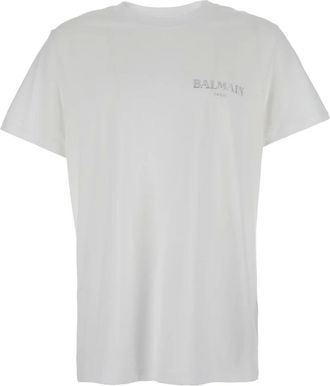Balmain Hombre, Camisetas, Blanco, Talla: XL