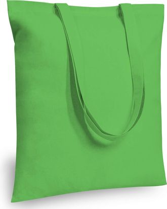 Generic Affordable Cotton Tote Bags, Lightweight and Medium-Duty Reusable Shopping Totes, Ideal for DIY Projects, Branding, Promotions, Gifts, and Events(Lime