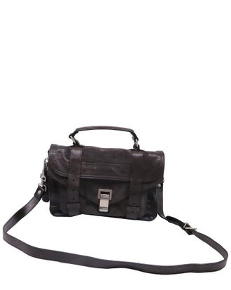 Proenza Schouler Ochre Leather Ps1 Tiny Satchel (Authentic Pre-Loved)