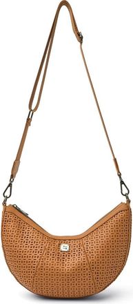 Think Royln Posh Leather Shoulder Bag in Terracotta Perforated Leather at Nordstrom