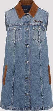 Versace Denim Stone Wash Dress