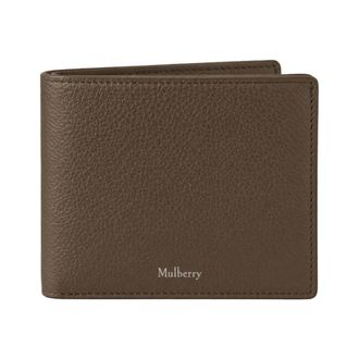 Mulberry Portemonnee voor 8 kaarten - Heren - Accessoires - Groen - Maat: ONE Size Leer