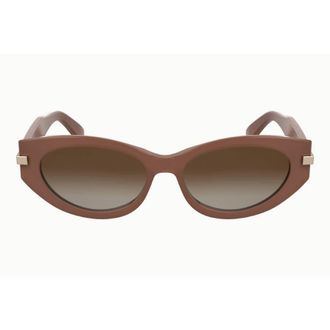 Calvin Klein Brown Gradient Cat Eye Ladies Sunglasses CK25502SN 601 54