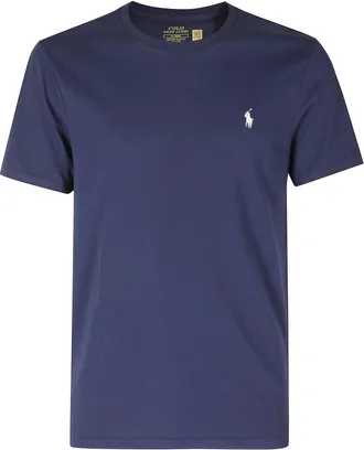 Polo Ralph Lauren T-shirt in Jersey a Vestibilit&agrave; Slim - - Tops - Uomo - Blu - 2XL