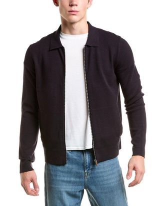 Reiss Ryan Zip Through Knit Sweater