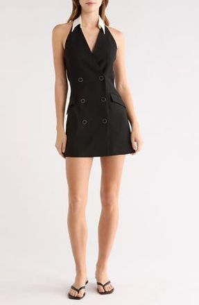 ASTR the Label Perah Sleeveless Minidress in Black at Nordstrom Rack, Size Large