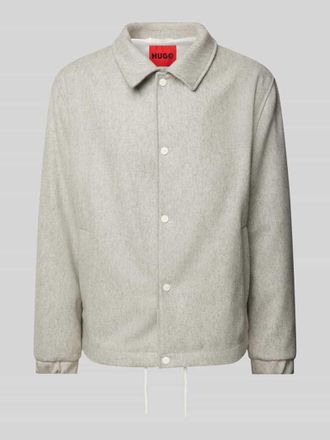 HUGO BOSS Jacke mit Eingrifftaschen Modell Baks in Kitt, Gr&ouml;&szlig;e XL