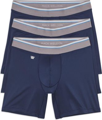 Mack Weldon 3-Pack Endurance FX Boxer Briefs in True Navy at Nordstrom, Size X-Large