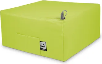 Happers Happers - Puff Cama Individual Para Una Persona Polipiel Verde &Uacute;nico Verde