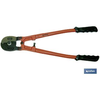 cofan Cortacables Acero Reforzado 36, Cortacables De Acero Reforzado Para Corte En Cables De Acero Galvanizado Y Acero Inoxidable. Con Mango Ergon&oacute;mico Y Co
