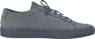 Common Projects Achilles Low Sneakers in Blue Suede