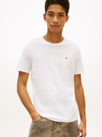 Tommy Jeans T-Shirt TOMMY JEANS TJM EXTRA SLIM 3 PACK, Herren, Gr. 4XL, ecru, ecru, ecru, Single Jersey, Obermaterial: 100% Baumwolle, slim fit normal, Rundhals, 