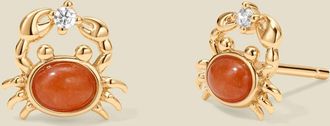 Made by Mary Crab Stud Earrings