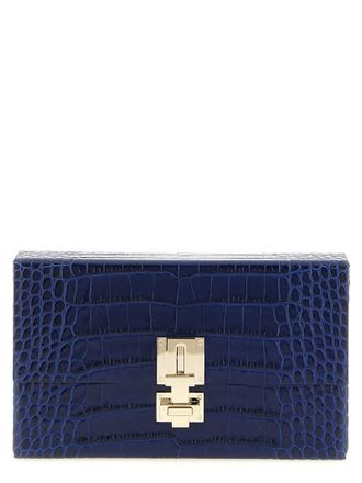 Tom Ford Blue Calfskin Clutch Womens Bag