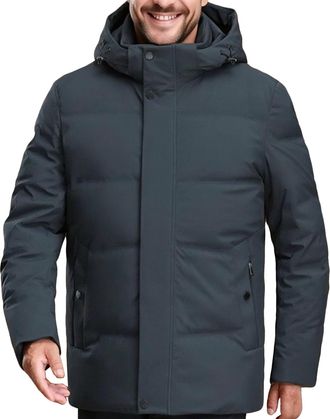 Generic Mens Winter Coats Long Parka Puffer Jackets Water Repellent Windbreaker Insulated Thicken Puffy Jacket with Hood