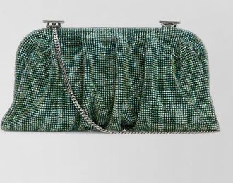 Benedetta Bruzziches embellished fabric shoulder bag