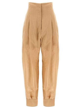 Alberta Ferretti tropical wool blend wide leg trousers from