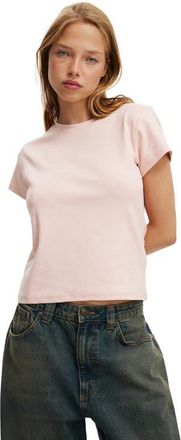 Cotton On Womens 90 S Baby Tee in Prairie Pink at Nordstrom, Size X-Small