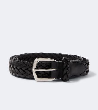 Lardini Braided leather belt