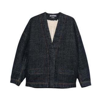 Jacquemus Le Cardigan De-Nimes - female - Jacquemus - Denim Jackets - Blue - S - Jackets