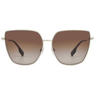 Burberry Alexis Brown Gradient Butterfly Ladies Sunglasses BE3143 110913 61