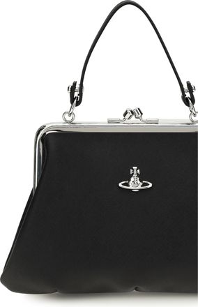 Vivienne Westwood Womens Handbag Granny Black Polyurethane Handbags Hand Bags