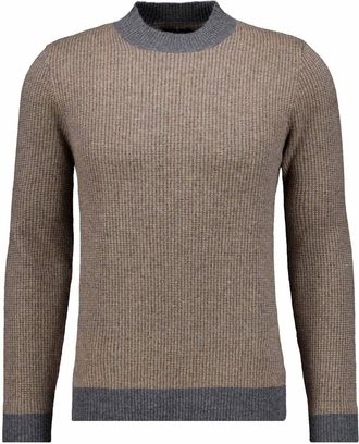 Ragman Rundhalspullover RAGMAN, Herren, Gr. 50, anthrazit, 90% Wolle 10% Baumwolle, Pullover Rundhalspullover