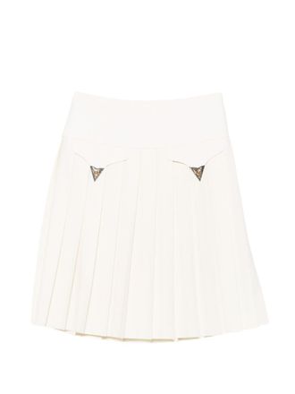Versace Falda midi de lana Versace