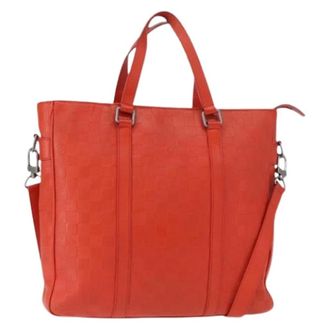 Louis Vuitton Pre-owned Tote Bags, female, Orange, Size: ONE SIZE Pre-owned Leather Tote Bag