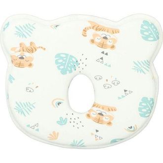 OEM Almohada Infantil Anti-cabeza Plana Con Estampado De Tigre, Coj&iacute;n De Algod&oacute;n Suave Para Dormir Con Estampado De Dibujos Animados