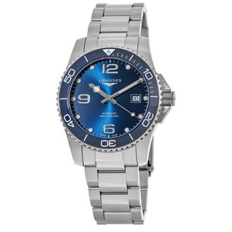 Longines HydroConquest Automatic Blue Ceramic 41mm Steel Mens Watch L3.781.4.96.6
