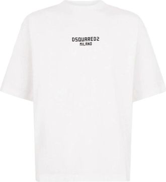 Dsquared2 Hombre, Camisetas, Blanco, Talla: S