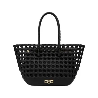 Marc Ellis Tote Bags, female, Black, Size: ONE SIZE Flat Sunset Tote