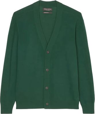 Marc O'Polo Cardigan con scollo a V e bottoni - Verde