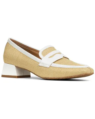 Donald J Pliner Tristinar Raffia Loafer Pump