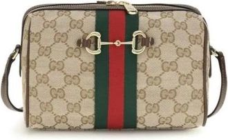 Gucci Bolso de Hombro Horsebit 1955 - Bags - Mujer - Beige - ONE SIZE