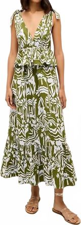 Marie Oliver Whitley Dress In Emerald
