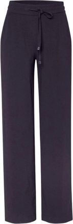 Toni Dames, Broeken, Blauw, Maat: XL Viscose