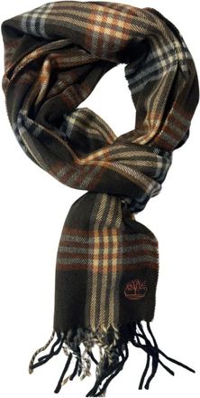 Timberland Winter Scarves, female, Brown, Size: ONE SIZE Quadri Check Scarf