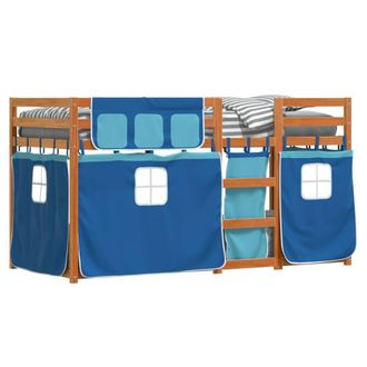 Berkfield Home Bunk Bed without Mattress Blue 80x200 cm Solid Wood Pine