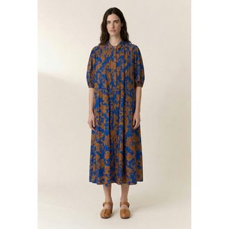 Leon & Harper Wijde overhemdjurk met bloemenprint, ROCA