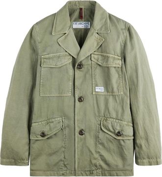 Fay Field Jacket Archive - Heren - Zomerjassen - Groen - L - Katoen - Jassen