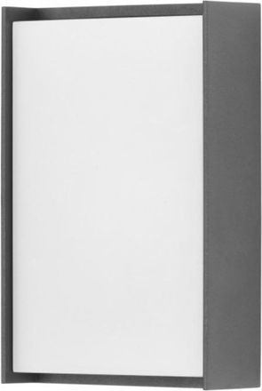 Forlight Aplique de pared exterior led aluminio gris 10x5x17 cm