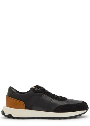 Tod's All Pelle Running Panelled Leather Sneakers - Black - 11 (IT45 / UK11)